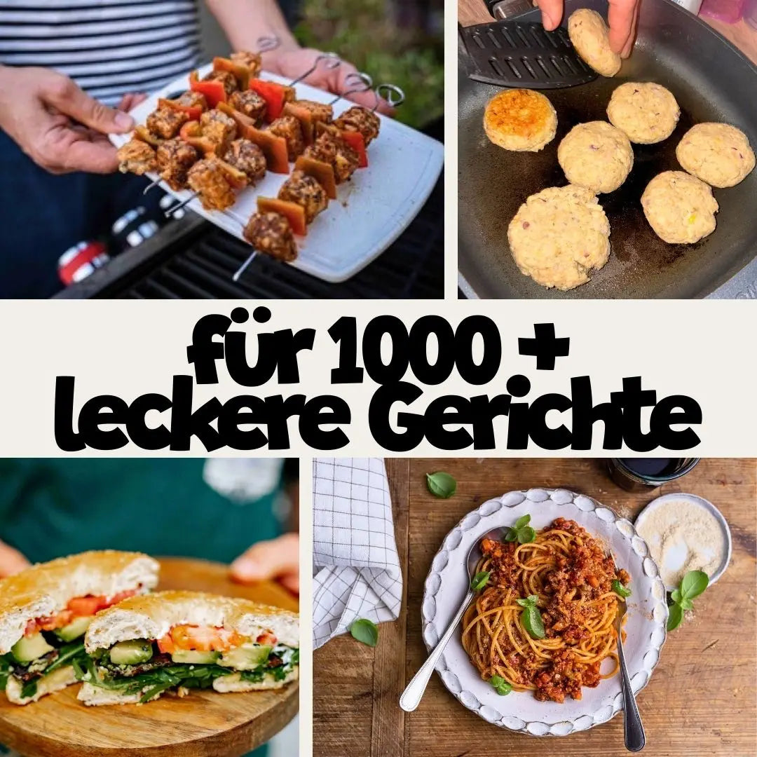 Bio-Tempeh Rezepte. Inspiration für Burger, Frühstück und Pasta. Vielseitig einsetzbar und reich an Eiweiß