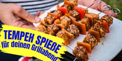 Tempehspieße für deinen Grillabend 🔥
