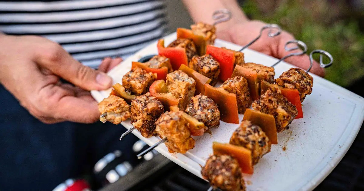 Tempehspieße für deinen Grillabend 🔥