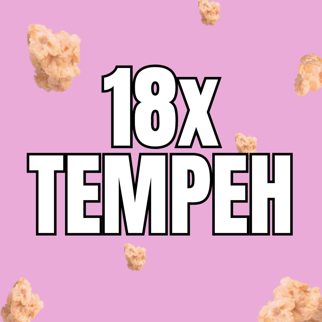 18x Tempeh kaufen – fermentiertes Bio-Produkt aus Soja, Erbsen und Quinoa, ideal zum Lagern