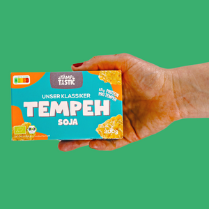 Tempeh-Sojabohnen