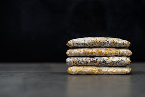 Tempeh Blöcke Soja Kichererbse Quinoa