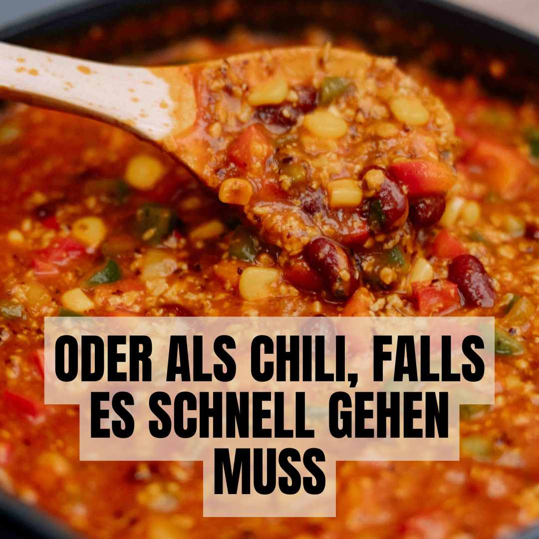 Chili sin Carne mit Tempeh – vegan, würzig, proteinreich und sättigend common